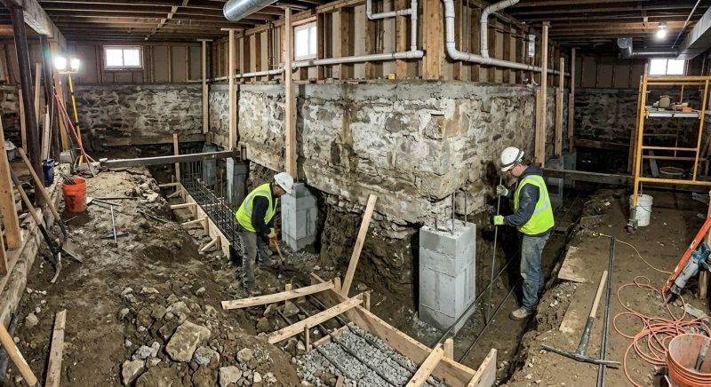 Basement Underpinning in Southern Pines, NC