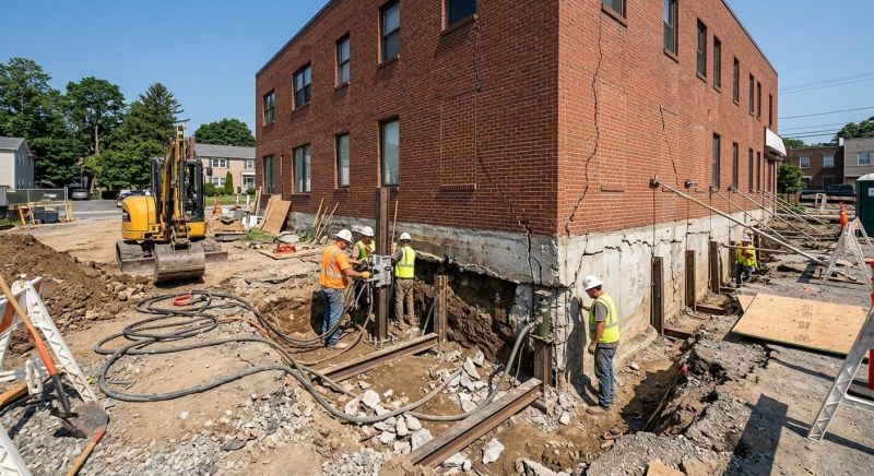 Building Foundation Repair in Southern Pines, NC