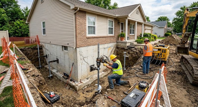 Building Foundation Repair in Raeford, NC