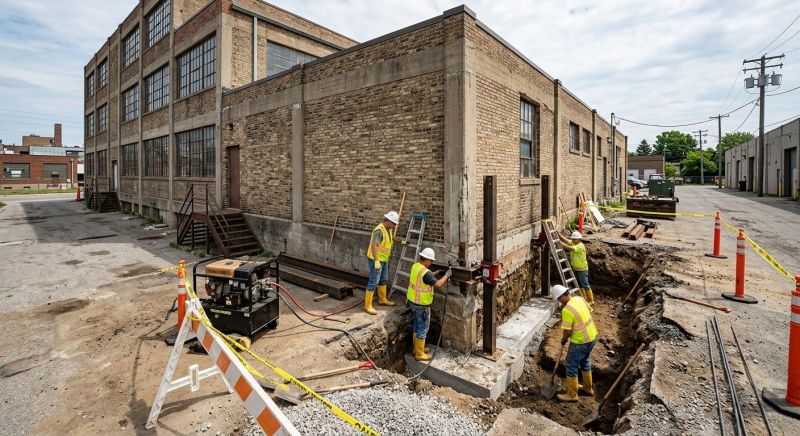 Commercial Foundation Repair in Southern Pines, NC