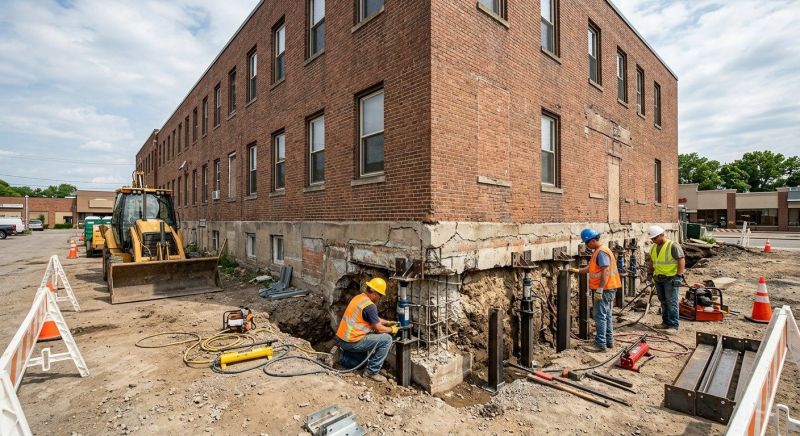 Commercial Foundation Repair in Southern Pines, NC