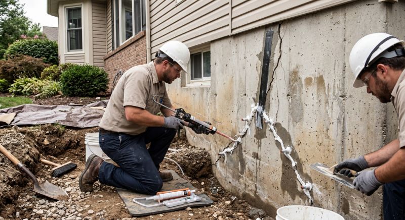 Cracked Foundation Repair in Moore County, NC