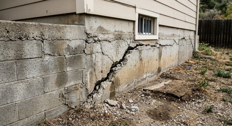 Cracked Foundation Repair in Moore County, NC