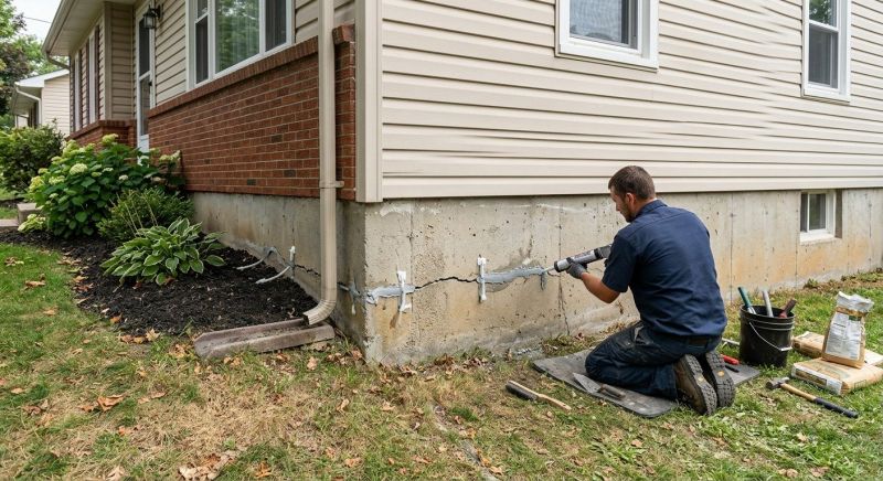 Cracked Foundation Repair in Pinehurst, NC