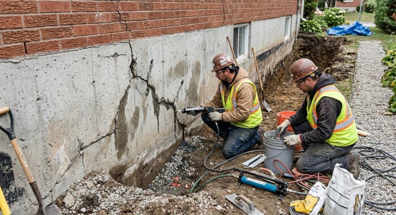Cracked Foundation Repair in Vass, NC