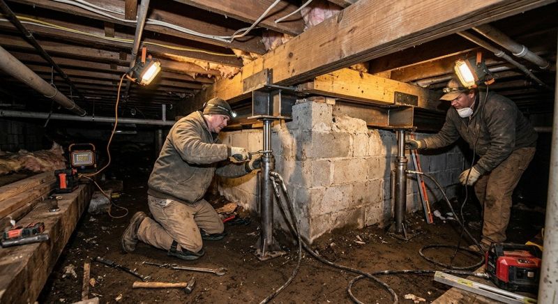 Crawlspace Foundation Repair in Hoke County, NC
