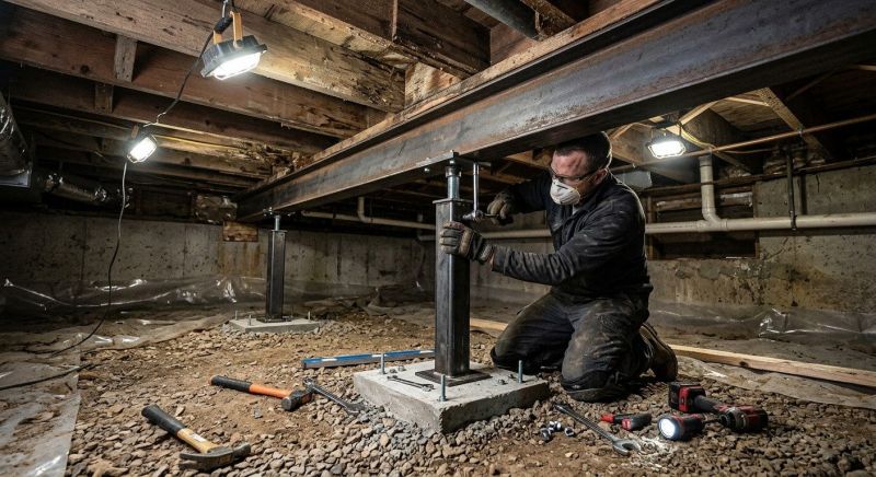 Crawlspace Structural Repair in Southern Pines, NC