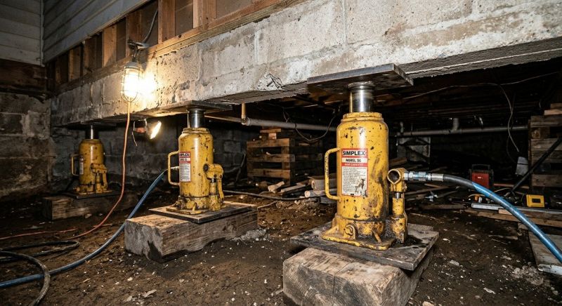 Foundation Jacking in Aberdeen, NC