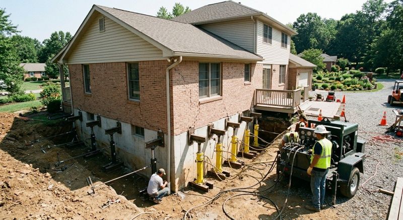 Foundation Jacking in Fayetteville, NC
