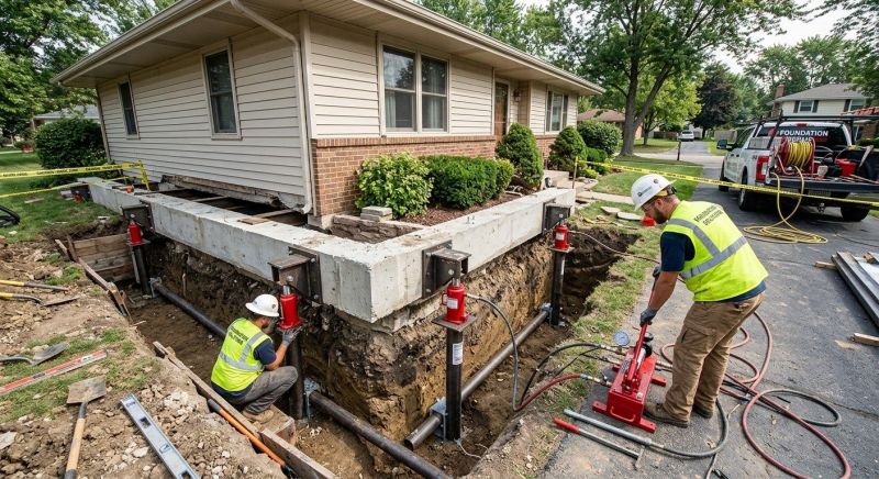 Foundation Jacking in Hoke County, NC