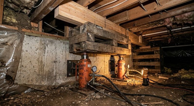 Foundation Jacking in Hoke County, NC