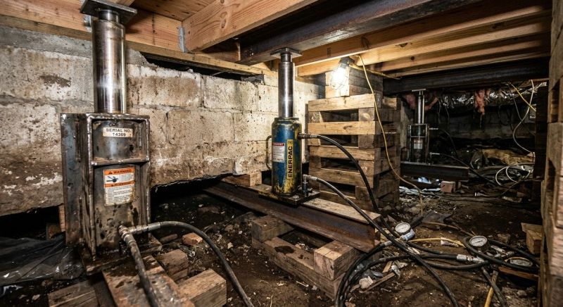 Foundation Jacking in Southern Pines, NC