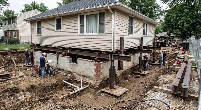 Foundation Lifting in Aberdeen, NC