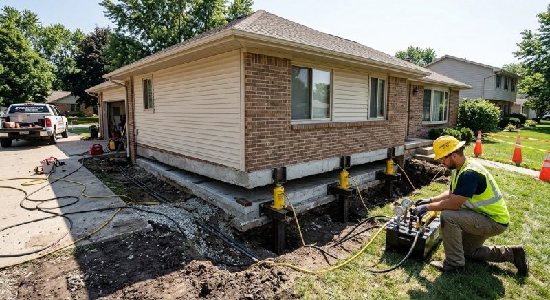Foundation Lifting in Carthage, NC