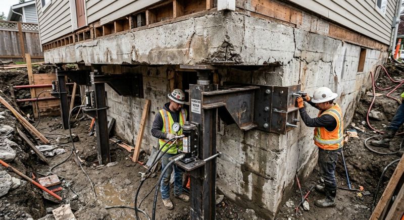 Foundation Lifting in Spring Lake, NC