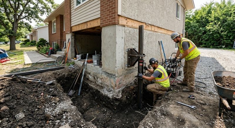Foundation Pier Repair in Southern Pines, NC