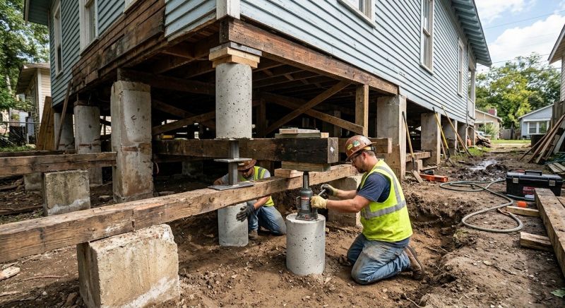 Foundation Pier Repair in Southern Pines, NC