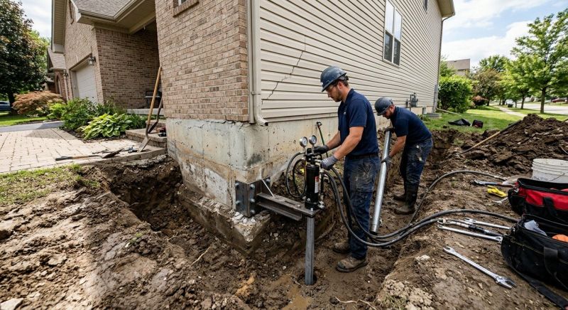 Foundation Settlement Repair in Southern Pines, NC