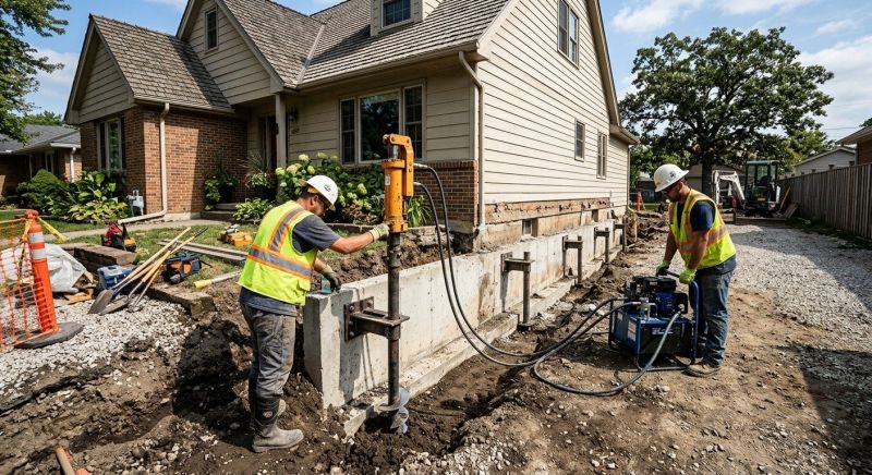 Foundation Stabilizing in Southern Pines, NC