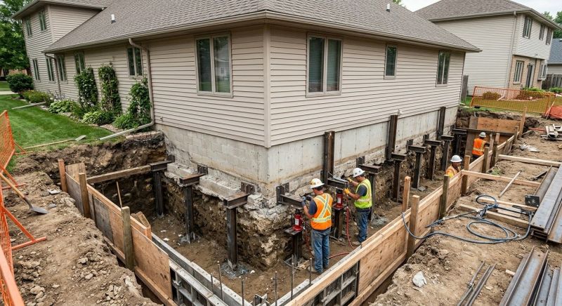 Foundation Underpinning in Southern Pines, NC