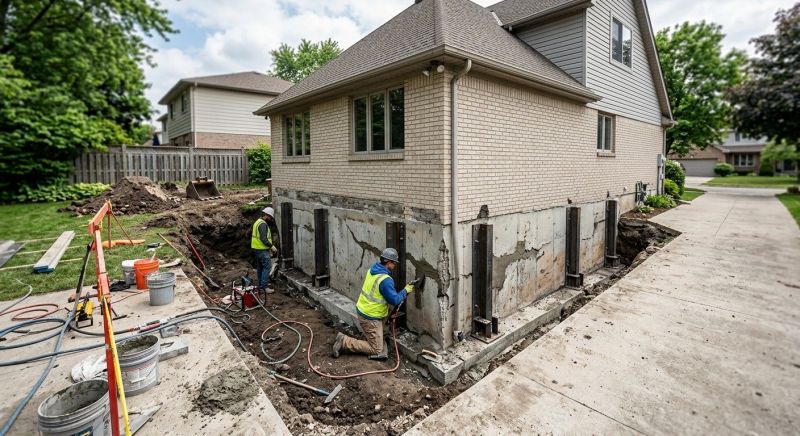 House Foundation Repair in Moore County, NC