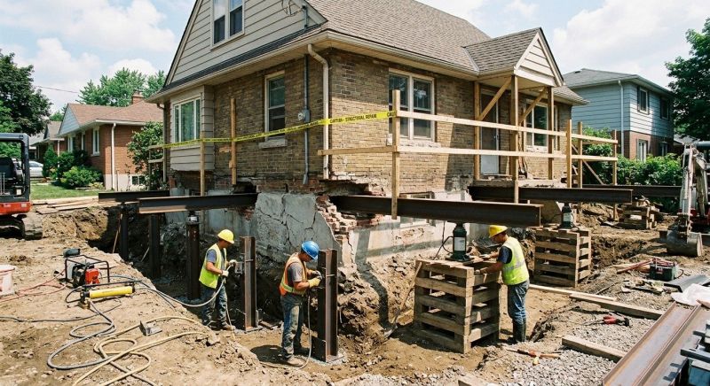 House Foundation Repair in Moore County, NC