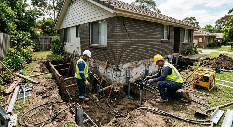 House Foundation Repair in Robbins, NC