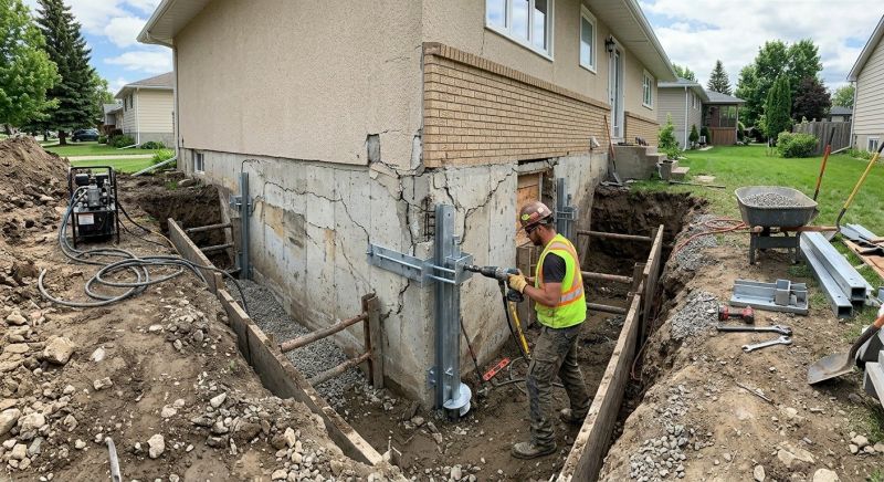 House Foundation Repair in Sanford, NC