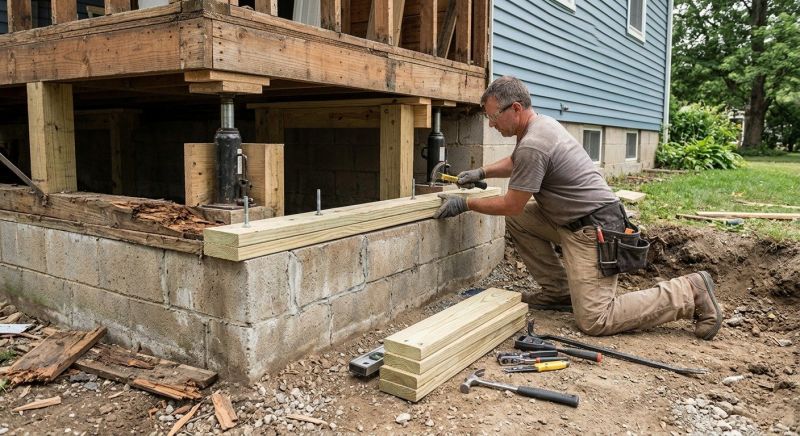 House Foundation Repair in Spring Lake, NC