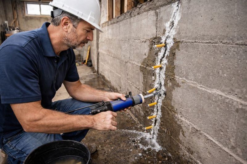 Leaking Foundation Repair in Southern Pines, NC