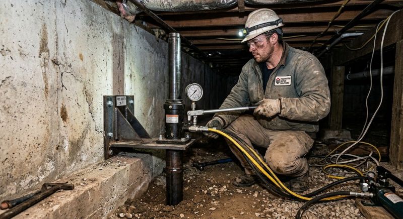 Settling Foundation Service in Sanford, NC