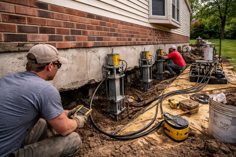 Settling Foundation Service in Sanford, NC