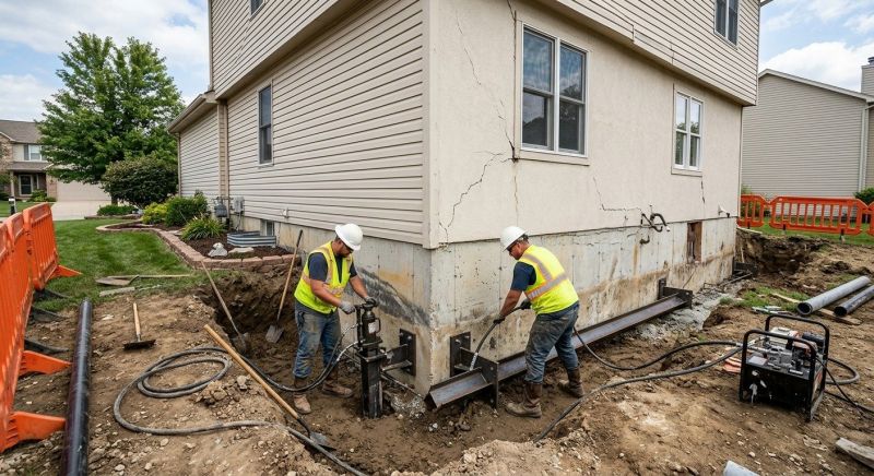 Sinking Foundation Repair in Cameron, NC