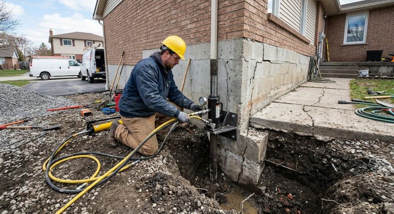 Sinking Foundation Repair in Carthage, NC