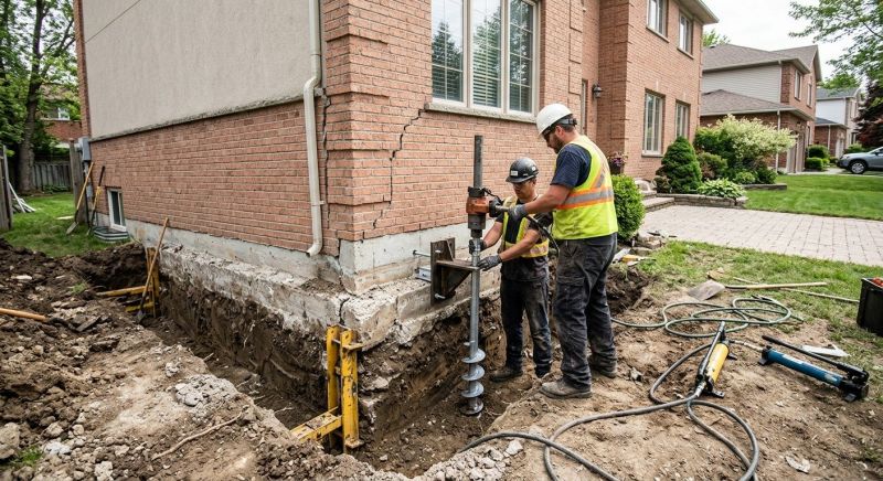 Sinking Foundation Repair in Vass, NC