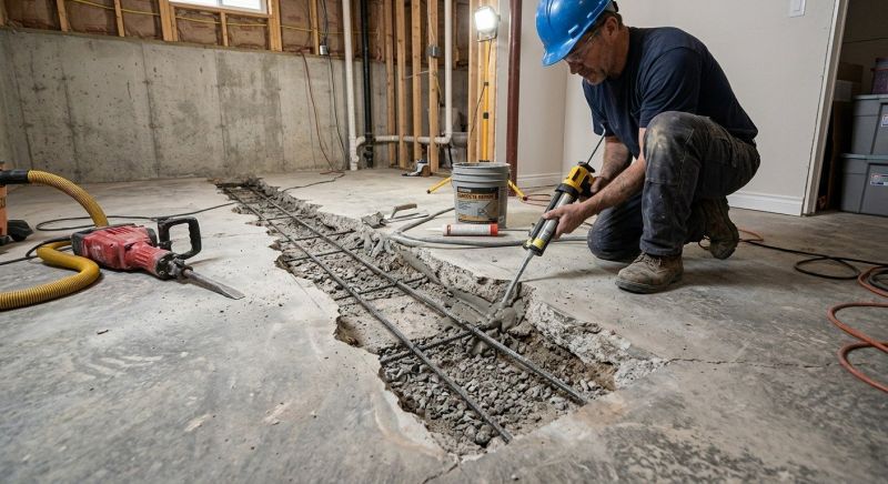 Slab Foundation Repair in Southern Pines, NC