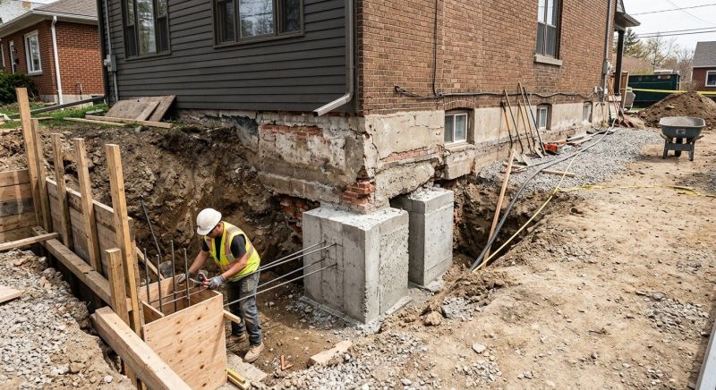 Structural Underpinning in Southern Pines, NC